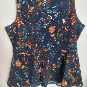 Peplum Sleeveless Top